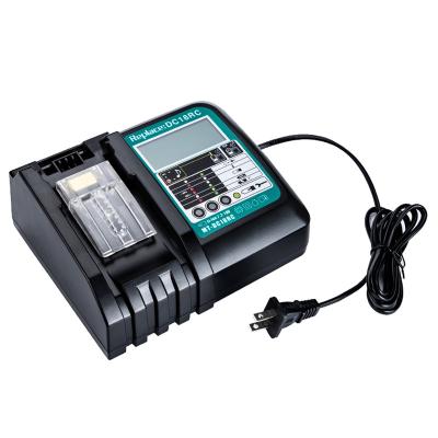 China Factory Price Universal 2 Port Battery Charger 7.2V 14.4V 18V 1 4 2A 3A 4A 5A 6A Makitas BL1830 Left Charger DC18RC DC18RD DC18RF for sale