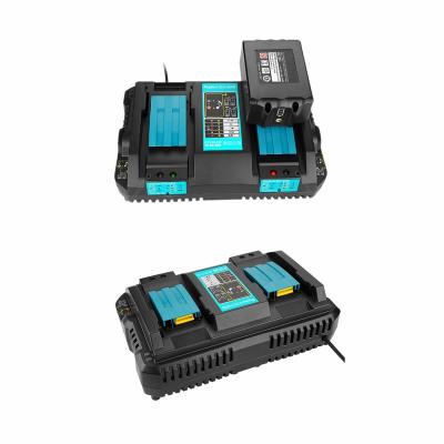 China Factory Price Universal 2 Port Battery Charger 7.2V 14.4V 18V 1 4 2A 3A 4A 5A 6A Makitas BL1830 Left Charger DC18RC DC18RD DC18RF for sale