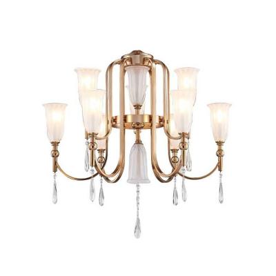 China Modern European Custom Style Coffee House Pendant Lights Luxury Warm White Led Chandelier for sale