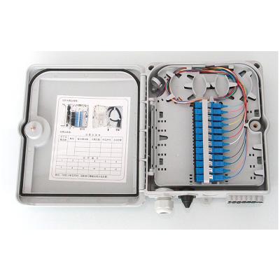 China Network Factory Supply 12 Cores Fiber Optic Distribution Box, For PLC Splitter In FTTH Projects for sale