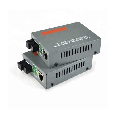 China Network 10/100/1000M HTB-GS-03 A/B Single Mode Single Mode Fiber Netlink Fiber Optic Media Converter Price for sale