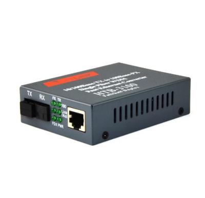 China netLINK HTB-1100S A/B optical media converter 25KM SC port RJ45 singlemode singlemode fiber 10/100Mbps adaptive WDM CG17 for sale