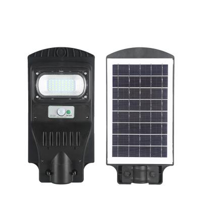 China ROAD PEIHU 20w 40w 60w 90w integrated road garden light led solar street light with remote control for sale