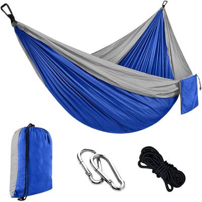 China Multi-Color Swing Camping Chair Outdoor Leisure Parachute Cloth Hammock Nylon Material for sale