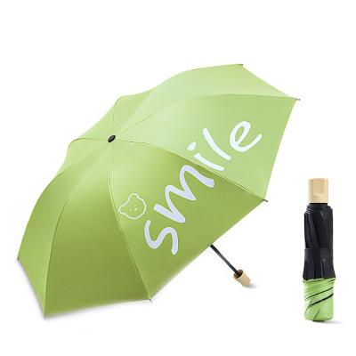 China Morandi Color Folding Rubber Sunshade Umbrella for Agriculture Customer's Logo Included for sale