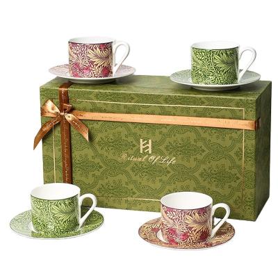 Cina Couple Gift Ceramic Tea Cup Design Sense Couple Cup Couple Water Cup con tazza regalo a mano in vendita