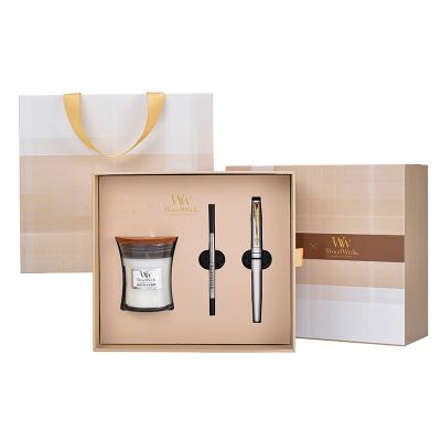 China Graduation Gift Set Qianli Jiangshan Business Office Cup Notebook Office Set Gift Box for sale