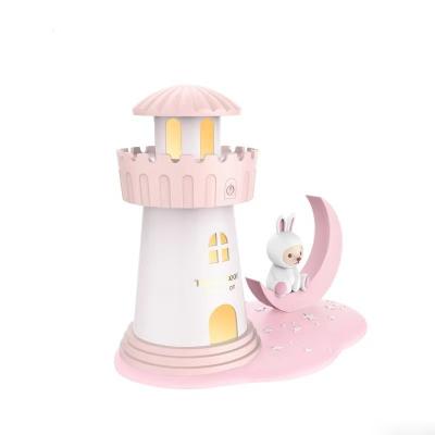 China Office Products Teddy Moonshine Castle Desktop Humidifier with Silk Screen Printing for sale