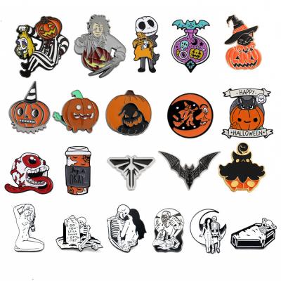 China Custom Cartoon Animation Metal Lapel Pin Badge with Soft and Hard Enamel Collection for sale