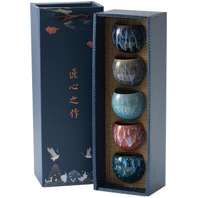 China Kiln Change Master Cup Tea Cup Set for Corporate Gifting Customized Size and Shape for sale