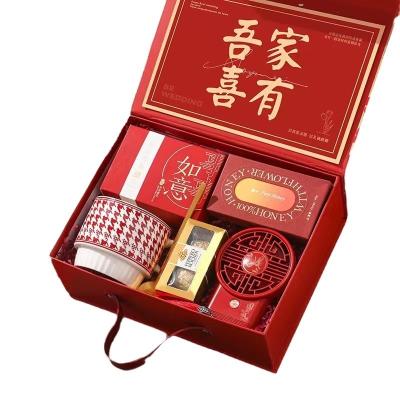 China Wedding Companion Gift Box Bridesmaid and Best Man Gift 1 Color Printing for Graphics for sale