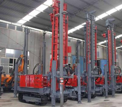 China Lightweight Full Hydraulic 600m Depth Water Well Rig Convenient Flexible for sale