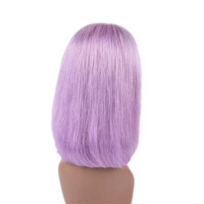 China Wholesale high quality short blonde highlight lead ombre straight brown colored lead to lace frontal hair wigs for sale