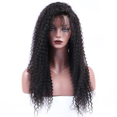 China 100% Virgin Human Hair 13x4 Lace Frontal Wigs 150% Virgin Human Hair Raw Unprocessed Kinky Curly Curly Wholesale Price 100% Lace Front Wigs for sale