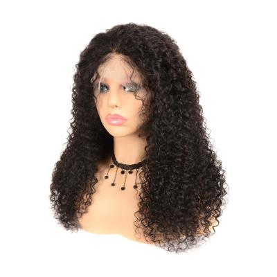 China Raw Indian Transparent Curly Frontal Wig Virgin Hair Virgin Hair Full Swiss Lace Front Closure Human Hair Wig Curly Women's Wholesale Curly Full Lace Wig for sale