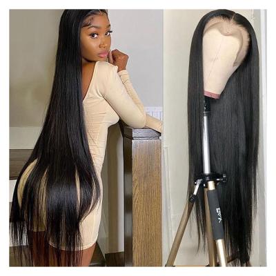 China 100% Straight Human Hair 30in Body Wave HD Lace Wigs, Pre Plucked Full Lace Wig, Type 13x4 Hd Lace Wig Full Lace Wigs for sale