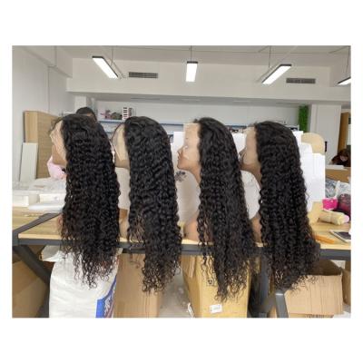 China Wigs For Cheap Wholesale HD 13x4 Lace Front Human Hair Wigs Water Wave Color Women Natural Virgin Hair Wigs For Black Women for sale