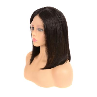 China Wholesale 12inch 14inch Brazilian Bob 13x4 Lace Hair Wig Swiss Lace Frontal Wig for sale