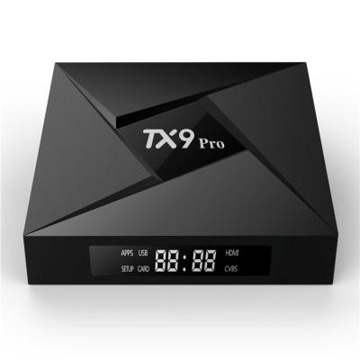 China Android s912 7.1.2 rj-45 4k Tx9 TV Box Factory Price Android TX9 TV Box Octa Core amlogic 3gb 32gb for sale