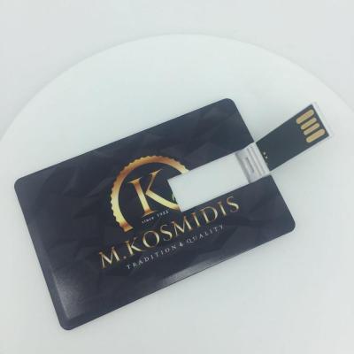 China Shenzhen OEM Plastic Bulk Flash USB Credit Card Reader 2.0 Full Color Printing USB Card With Custom Logo for sale