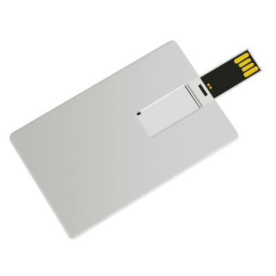 China Aluminum Material Card USB Pen Drive, Business Credit Card USB Metal Shenzhen Factory USB2.0 2GB 4GB 8GB 16GB 32GB Metal Memory for sale