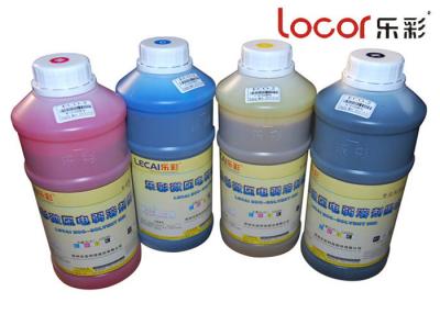 China Drying Fast Inkjet Printer Ink , Solvent Ink Cartridges Good Adhesion 4 Colors for sale