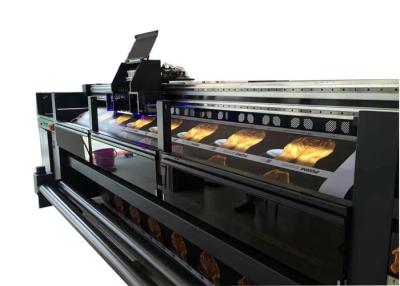 China Big Uv Large Format Printer , UV Advertising Printing Machine 4 / 6 Printhead for sale