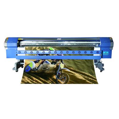 China 10 feet flex banner printing machine digital inkjet billboard sign printer color vinyl car sticker printing machine for sale