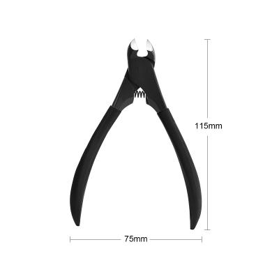 China Professional Toe Nail Stainless Steel Nail Cutter Cuticle Nipper Pedicure Sharpening Tool for sale