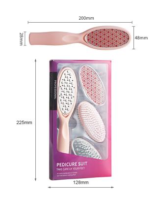 China Professional Feet Peel Dead Kit Foot File Pedicure Skin Callus Remover Trimmer Scraper Set For Women Men Salon Home Use for sale