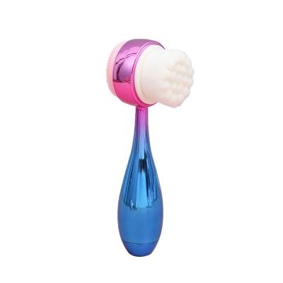 China Chinese Facial Cleansing Brush Beauty Silicone Facial Cleanser Maker 3D Facial Cleanser Brush With Bowling Shape for sale