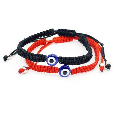 China Wholesale Simple Adjustable Nylon Turkish Jewelry Turkish Jewelry Rope Fashion Handmade Evil Eyes Braided Bracelets CLASSIC Blue Eyes for sale