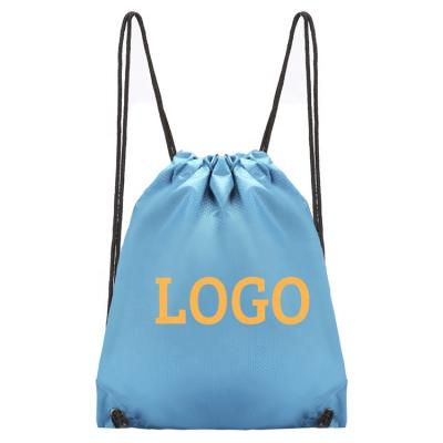 China High Quality Waterproof Rope Handle Diamond Oxford Backpack Drawstring Shoulder Bag For Sports for sale