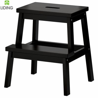 China Modern Bamboo Step Stool Bathroom Kids Bench for sale