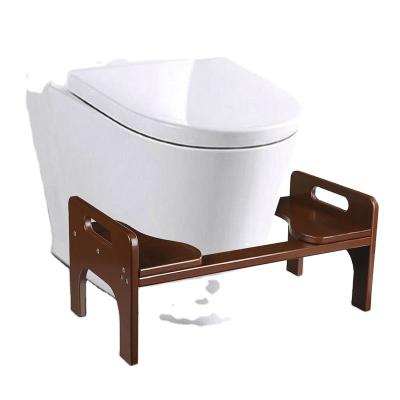 China Modern Bamboo Squat Toilet Stool , Bathroom Squat Stools For Adults And Kids for sale