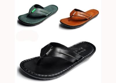 China Flip Flop Mensen Lederschoenen op maat Mensen Zomer Designer Slip On Shoes Te koop