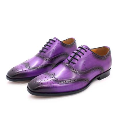 China Fashion Genuine Leather Men Shoes , Adult Formal Dress Shoes Men for sale