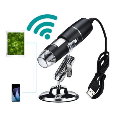 China PC IOS Android wifi 1000X wireless smartphone portable digital microscope with led light 1/7.5