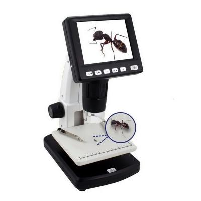 China Hot Selling Stand Alone Digital LCD Microscope Stand Research For Mobile Motherboard PCB Repairing With 3.5inch LCD Display for sale