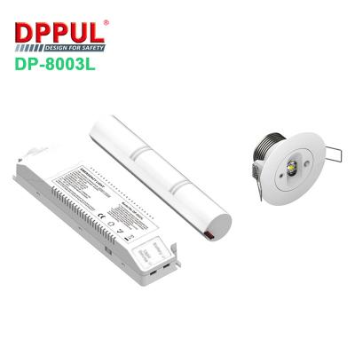 China Building system 2021 emergency lighting split replaceable LED lens SMD 3W led emergency enclosed plastic downlight for sale