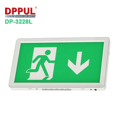 China Custom Single Sided Ultrathin Flat Exit Sign Escape Indicator IP20 Illumination LED Emergency Light Runway Edge Beacon for sale