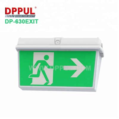 China Opal Polycarbonate LED Rechargeable Emergency Exit Sign Light Factory Price Custom Surface Mounted IP65 3.6V 10PCS Indoor Emergency Lighting NC; GUA for sale