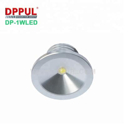 China Aluminum Alloy Warranty With Rechargeable Battery Backup Emergency Downlight 1watt 3hours 2 Years 1 Watt White SMD LED 70 Emergency Lighting for sale