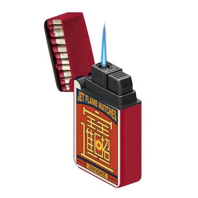 China Regular flame reaches1000-1300â „ ƒ ZENGAZ ZL-8 UV Jet Flame Lighter Printing Design For Cigarette Cigar Shisha Hookah for sale