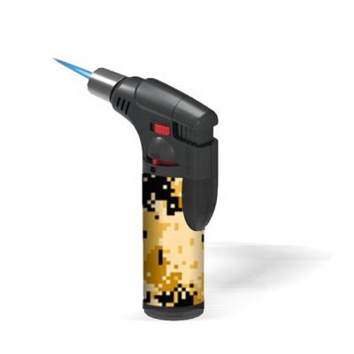 China Regular flame reaches1000-1300â „ ƒ ZENGAZ ZT-77 Logo Single Turbo Butane Gas Custom Blow Jet Flame Torch Lighter for sale