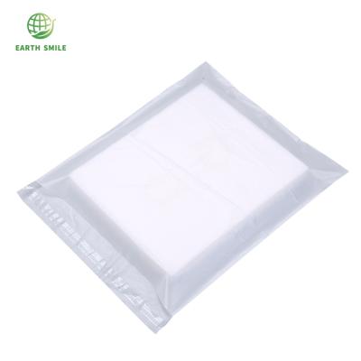 China 100% Cornstarch Tissue Plactic Free Packaging Bag 100% Biodegradable Self Adhesive Compostable Plastic Bags for sale