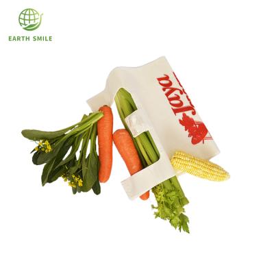 China Handled Eco-friendly Compostable T-shirt Shopping Bag Biodegradable Plastic Bags For Supermarket Shopping for sale