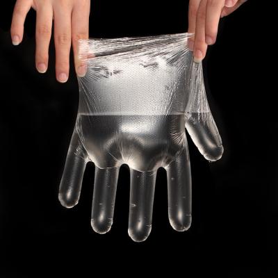 China Disposable 100% Household Plastic Compostable 100% Biodegradable Comfortable Biodegradable Kitchen PLA PBAT Gloves for sale