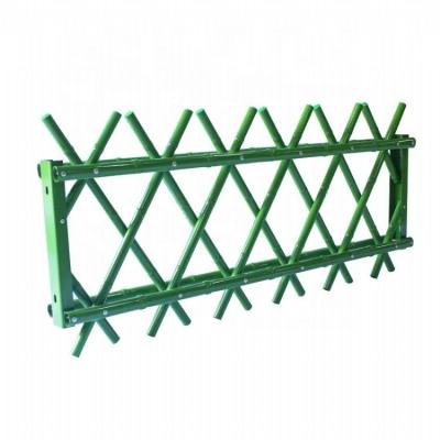 China Tiande ss301 Green Tube Fence Metal Garden Landscape Easily Assembled Bamboo Railing for sale