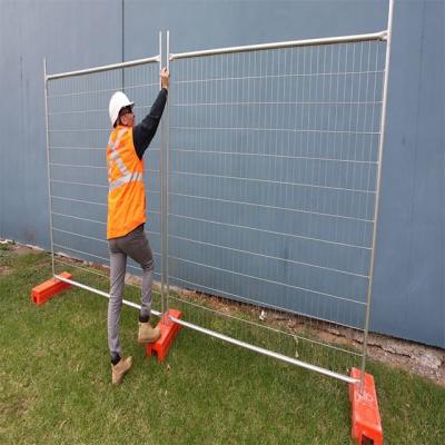 China Easily Assembled Hears Barrier Construction Hot Dipped Galvanized 6 x 10 ft. Temporary Fence for sale